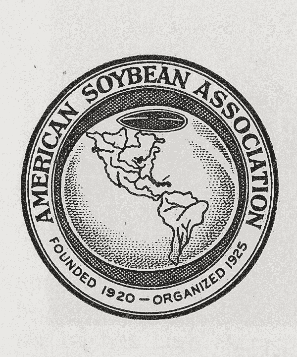 After the organization’s name was changed to American Soybean Association in 1925, this first logo was created.