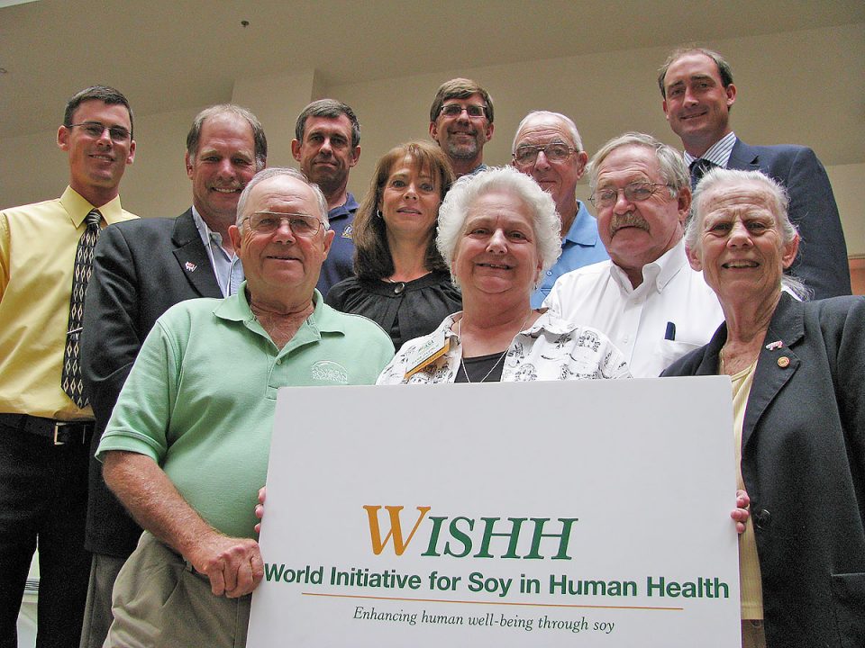 This is the board of the World Initiative for Soy in Human Health in 2010.