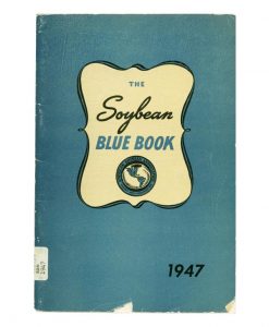 The cover of the first issue of ASA’s annual publication, Soybean Blue Book.